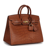 Hermes Birkin Sellier 20 Gold Matte Alligator Gold Hardware