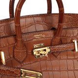 Hermes Birkin Sellier 20 Gold Matte Alligator Gold Hardware