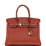 Hermes Birkin 30 Cuivre Taurillon Novillo Gold Hardware