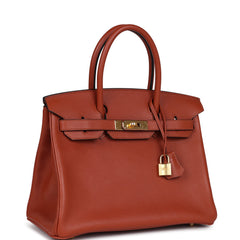 Hermes Birkin 30 Cuivre Taurillon Novillo Gold Hardware