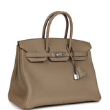 Hermes Birkin 35 Beige Marfa Togo Palladium Hardware