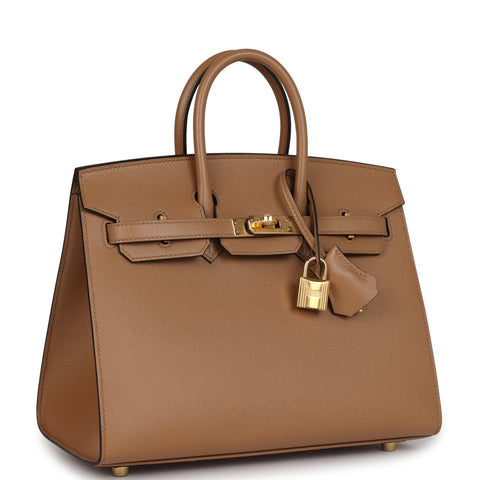 Hermes Birkin Sellier 25 Chai Madame Gold Hardware