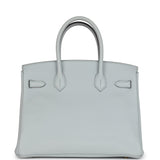 Hermes Birkin 30 Bleu Pale Clemence Gold Hardware