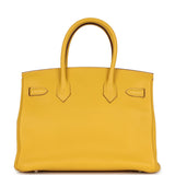 Hermes Birkin 30 Soleil Clemence Palladium Hardware