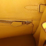 Hermes Birkin 30 Soleil Clemence Palladium Hardware