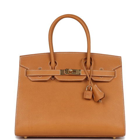 Hermes Birkin Sellier 30 Naturel Sable Vache Naturel Graine Gold Hardware