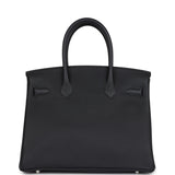 Hermes Birkin 30 Black Togo Palladium Hardware