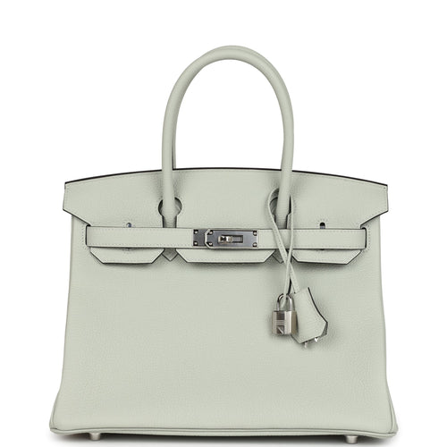 Hermes Birkin 30 Gris Neve Togo Palladium Hardware