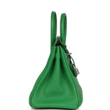 Pre-owned Hermes Birkin 25 Bambou Togo Palladium Hardware