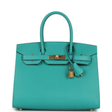 Hermes Birkin Sellier 30 Vert Verone Madame Gold Hardware