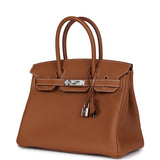 Hermes Birkin 30 Gold Togo Palladium Hardware