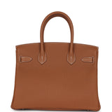 Hermes Birkin 30 Gold Togo Palladium Hardware