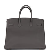 Hermes Birkin 35 Etain Togo Rose Gold Hardware