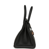 Hermes Birkin 30 Black Togo Rose Gold Hardware