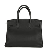 Hermes Birkin 30 Black Togo Rose Gold Hardware