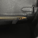 Hermes Birkin 30 Black Togo Rose Gold Hardware