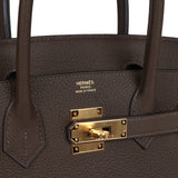 Hermes Birkin 30 Ecorce Togo Gold Hardware