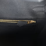 Hermes Birkin 35 Black Togo Gold Hardware