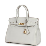 Hermes Birkin 30 Gris Perle Togo Gold Hardware