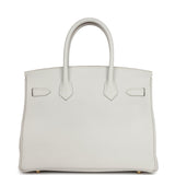 Hermes Birkin 30 Gris Perle Togo Gold Hardware