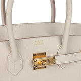 Hermes Birkin 35 Craie Togo Gold Hardware