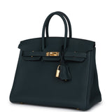 Hermes Birkin 25 Vert Cypress Gold Hardware