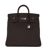 Pre-owned Hermes HAC Birkin 40 Ecorce Togo Palladium Hardware