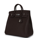 Pre-owned Hermes HAC Birkin 40 Ecorce Togo Palladium Hardware