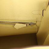 Hermes Birkin 25 Jaune Poussin Togo Palladium Hardware