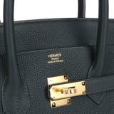 Hermes Birkin 35 Vert Fonce Togo Gold Hardware