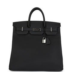 Pre-owned Hermes HAC Birkin 40 Vert Bronze Togo Palladium Hardware