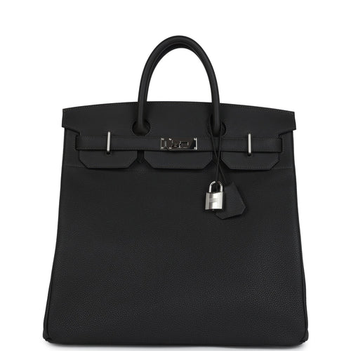 Pre-owned Hermes HAC Birkin 40 Vert Bronze Togo Palladium Hardware