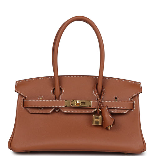 Hermes Shoulder Birkin Light 29 Gold Evercolor Gold Hardware