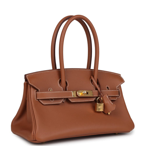 Hermes Shoulder Birkin Light 29 Gold Evercolor Gold Hardware