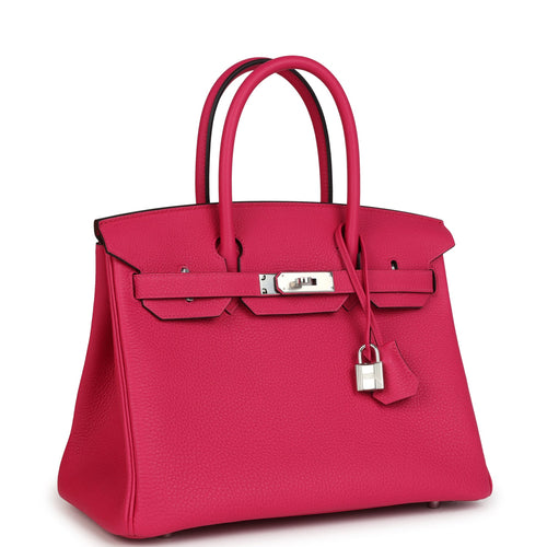 Hermes Birkin 30 Rose Mexico Togo Palladium Hardware