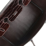 Pre-owned Hermes Birkin 35 Havane Shiny Porosus Crocodile Palladium Hardware