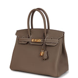 Hermes Birkin 30 Etoupe Togo Gold Hardware