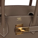 Hermes Birkin 30 Etoupe Togo Gold Hardware