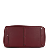 Vintage Hermes Birkin HAC 50 Rouge H Fjord Palladium Hardware