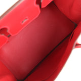 Hermes Birkin 30 Rouge Casaque Epsom Gold Hardware