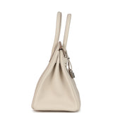 Hermes Birkin 30 Craie Togo Palladium Hardware