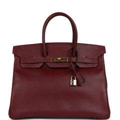 Vintage Hermes Birkin 35 Rouge H Courchevel Gold Hardware (payment 1/2)