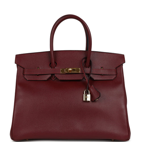 Vintage Hermes Birkin 35 Rouge H Courchevel Gold Hardware (payment 1/2)