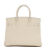 Hermes Birkin 30 Craie Epsom Gold Hardware - Thumbnail View 4