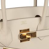 Hermes Birkin 30 Craie Epsom Gold Hardware - Thumbnail View 7