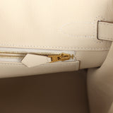 Hermes Birkin 30 Craie Epsom Gold Hardware - Thumbnail View 9