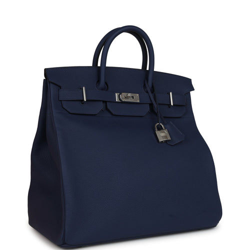 Hermes HAC Birkin 40 Bleu Saphir Togo Palladium Hardware