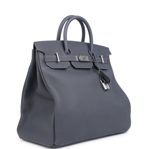 Hermes HAC Birkin 40 Ardoise Togo Palladium Hardware