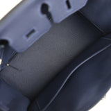 Hermes Birkin 25 Bleu Nuit Togo Palladium Hardware
