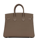 Hermes Birkin 25 Etoupe Togo Palladium Hardware - Thumbnail View 5